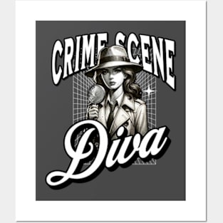 Crime Scene Diva Posters and Art